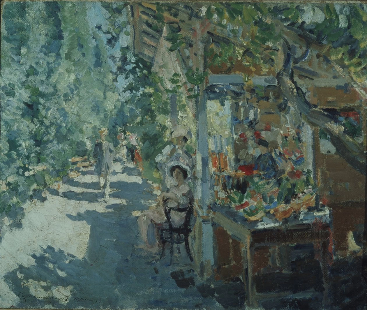 Konstantin Korovin - Negozio di frutta